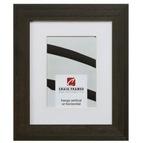 Craig Frames 15DRIFTWOODBK 24x30 inch Black Picture Frame Matted for a 20x26 Photo