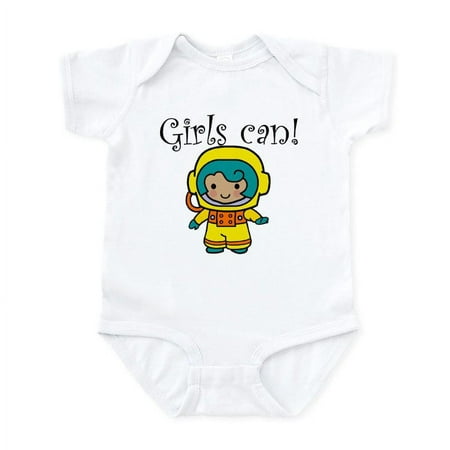 

CafePress - Girl Astronaut Infant Bodysuit - Baby Light Bodysuit Size Newborn - 24 Months