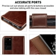 thumbnail image 5 of Galaxy S20 Ultra 5G Wallet Case, 6.9 inch,MONASAY [Included Screen Protector] Flip Folio Leather Cell Phone Cover, 5 of 5