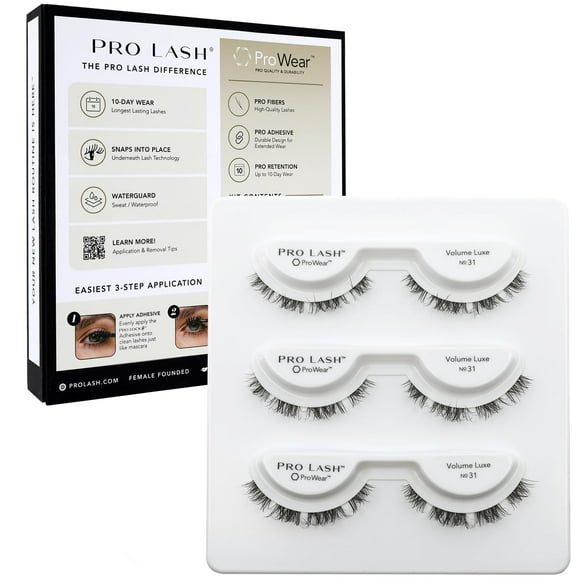 Eyelash Clusters Pro Lash ProWear Volume Luxe n.º 31 x3