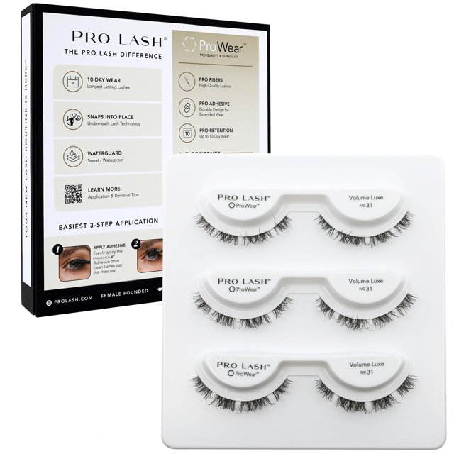 Eyelash Clusters Pro Lash ProWear Volume Luxe n.º 31 x3