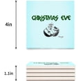 thumbnail image 3 of RYLABLUE Merry Christmas Set of 8 Coaster for Drinks, Absorbent Ceramic Stone Coasters Cup Mat with Cork Base for Home Kitchen Room Coffee Table Bar Decor, 3 of 4