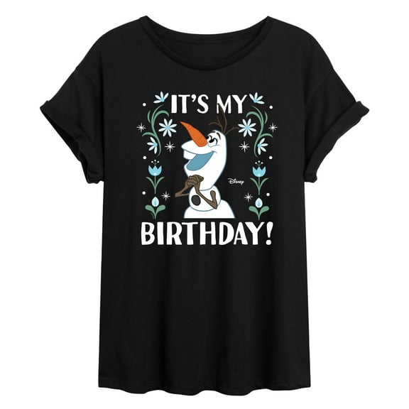 Disney Frozen - Olaf It's My Birthday - Women's Oversized T-Shirt
