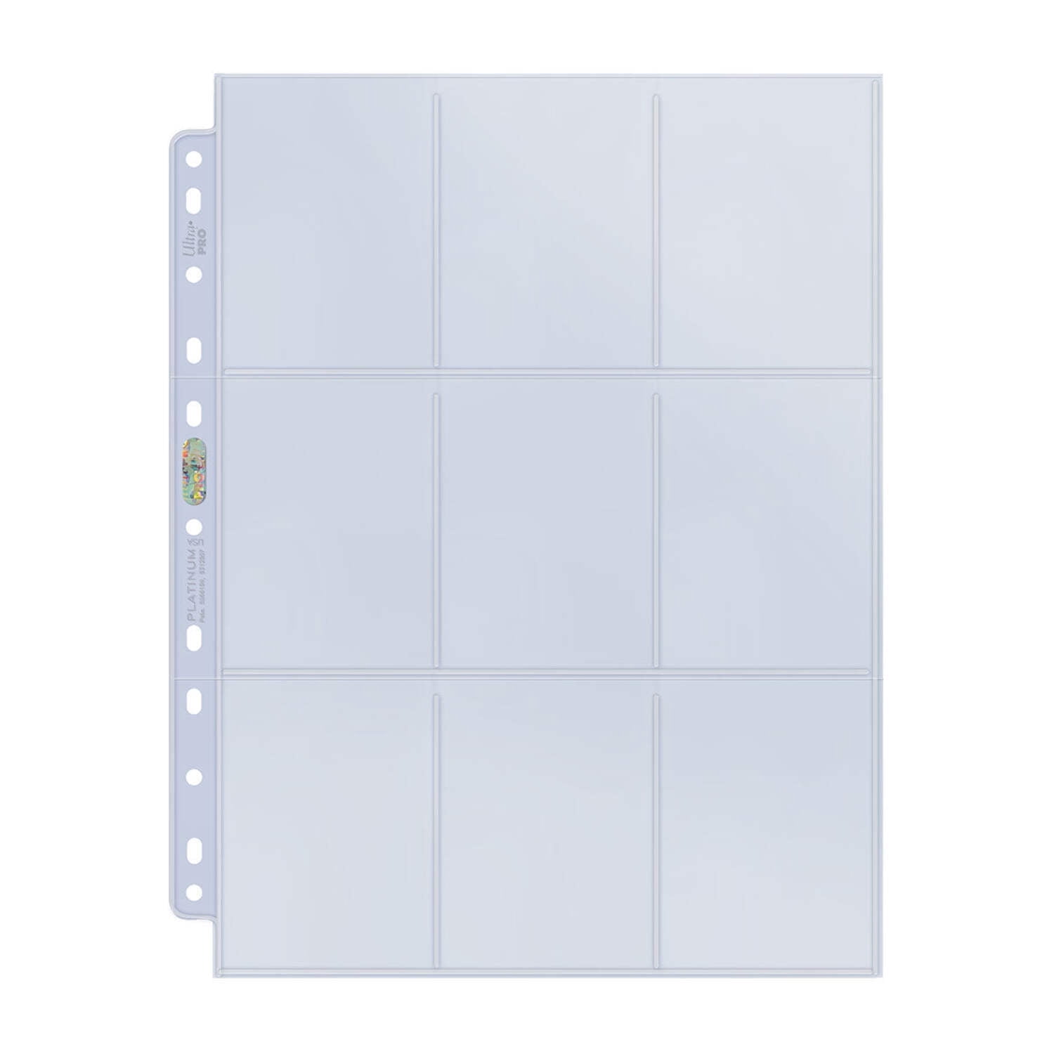 Ultra PRO: Platinum Hologram Standard 9-Pocket Pages - 3-Holes (25