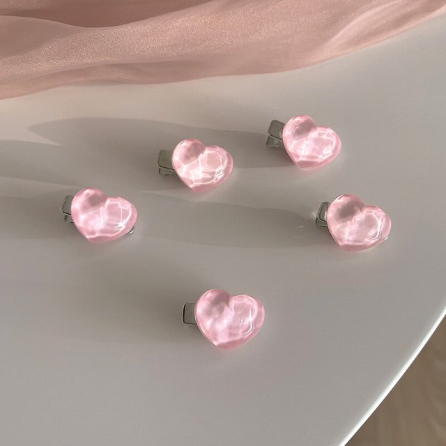 Nuevo pequeño arco horquillas lindo melocotón rosa sombreros accesorios para el cabello chica flequillo lateral clip dulce pinzas para el cabello tocado joyería Tan Jianjun unisex