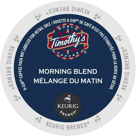 Timothy's Morning Blend Coffee, K-Cup Portion Pack for Keurig Brewers (96 Count)