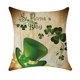thumbnail image 1 of Teissuly St. Patrick's Day Cotton Linen Cushion Cover Throw Case Sofa Home Decor (Excluding Pillow Core) 45×45cm Teissuly WER202401275714, 1 of 1