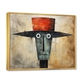thumbnail image 2 of Designart "El Hombre Coral Beige Art from Mexico III" Mexican Art Floater Framed Wall Decor, 2 of 7