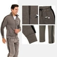 thumbnail image 3 of Notus Men’s Tracksuits Sweatsuits for Men Track Suits Set 2 Piece Fleece Athletic Jogging Sweatpants Sweat Suits 2 Piece Outfits Jogger Set sweatsuits 2-piece set Gray L, 3 of 7