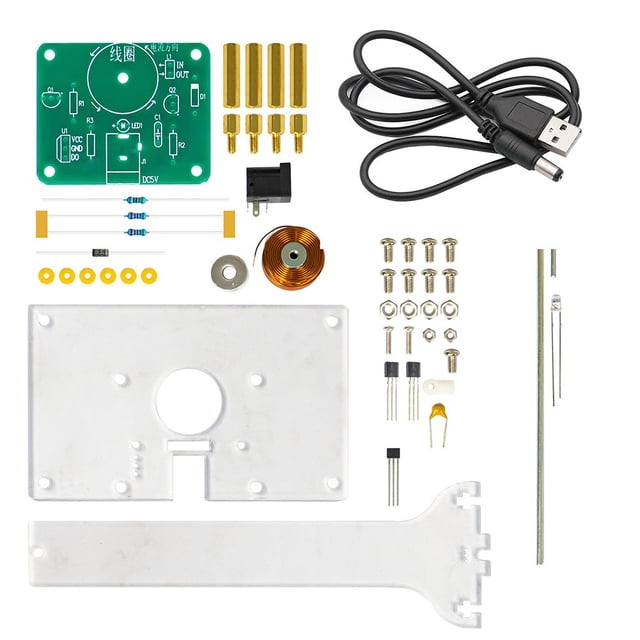 Electromagnetic Swing Kit Electronic Soldering Practice Electronic Learning Kit with Power Cable