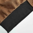 thumbnail image 6 of Ahabrexf Plus Size Lightweight Jacket for Men, Jean Style, Solid Color, Zippered Closure, Casual Outerwear, 6 of 9