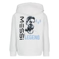 thumbnail image 4 of Buzo con capucha Messi para niño, manga larga, fleece blanco, talle 6, 4 of 4