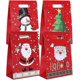 thumbnail image 1 of 20pcs Christmas bags, Christmas gift bags, Christmas gift bags, Christmas paper bags, Christmas gift bags (red), 1 of 5