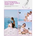 thumbnail image 6 of Selfie Stick Tripod, Aluminum Selfie Tripod with Shutter Control, Action Cameras Mount for Smartphone, 6 of 8