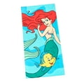 thumbnail image 2 of Disney Little Mermaid Cotton Kid's Beach Towel, 28" X 58", 2 of 8