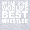 thumbnail image 2 of CafePress - My Dad Is The Worlds Best Wrestler - Cute Infant Bodysuit Baby Romper - Size Newborn - 24 Months, 2 of 3
