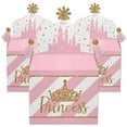 thumbnail image 2 of Big Dot of Happiness Little Princess Crown - Treat Box Party Favors - Pink and Gold Baby Shower or Birthday Party Goodie Gable Boxes - Set of 12, 2 of 8