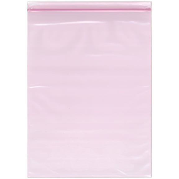 Plymor 9" x 12" (Pack of 100), 4 Mil Heavy Duty Anti-Static Zipper Reclosable Plastic Bags