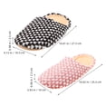 thumbnail image 2 of WASHWEPE 2Pares Pantuflas De Casa Para Invitados Con Y Suela Antideslizante, 2 of 6
