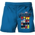 thumbnail image 1 of Marvel Super Cool Captain America T-Shirt Kids Tops Boys Girls Short Sleeves Superhero Spiderman Hulk Series Children T-Shirts10T Gong Bohan LED, 1 of 2