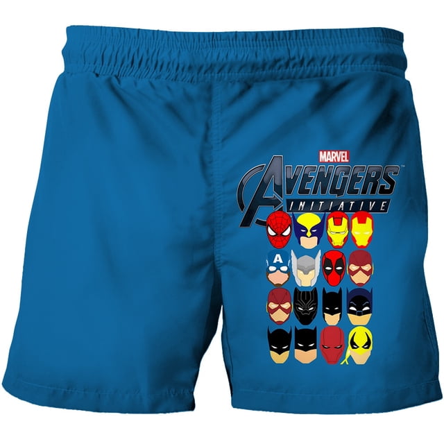 Marvel Super Cool Captain America T-Shirt Kids Tops Boys Girls Short Sleeves Superhero Spiderman Hulk Series Children T-Shirts10T Gong Bohan LED