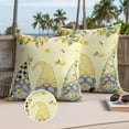 thumbnail image 2 of Yellow Lemon Gnome Outdoor Pillow Covers Pack of 2 Summer Fruit Pink Flower Plant Waterproof Throw Pillow Covers Decorative Cushion Cases for Patio Garden Tent Balcony Couch 18x18 inch, 2 of 9