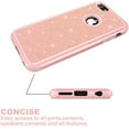 thumbnail image 3 of Personalized Shiny Silicone PC 3-in-1 Phone Case for iPhone 13 Pro Max 12 Mini 11 X XR XS 7 8 Plus, Full Protection Back Cover(Yellow,12/12 Pro), 3 of 7