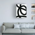 thumbnail image 2 of Canvas Wall Art - Line and Brush 'Big Brush 2' Wall Art for Living Room, Bedroom, or Office Décor by Trademark Fine Art - 24 x 32 Inches, 2 of 4