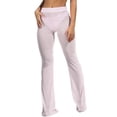 thumbnail image 1 of BeQeuewll Women See-through Pants Bikini Cover Up Mesh Ruffle Bottoms Long Trousers, 1 of 4
