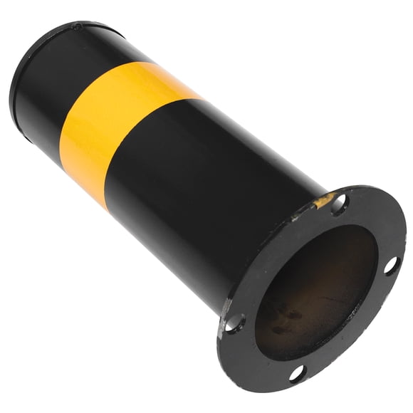 LIFKOME Safety Barrier Bollard for Driveways Powder Coating Steel for Loading Docks 1Pack
