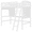 White, variant on Tcbosik Loft Bed Twin Size with Desk, Shelves and 3 Drawers, Bed Frame with Ladder and Guardrail, Wood Slats Support, Space Saving, White