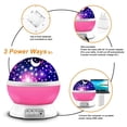 thumbnail image 4 of 1pc Star LED Night Light, Projector Star Light, Birthday Christmas Gift Bedroom Decor Blue, 4 of 5