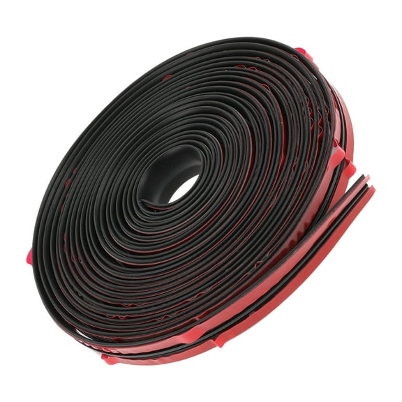 Unique Bargains Universal Car Weatherstrip Weather Stripping Self Adhesive Weather Seal Strip 16Ftx0.55" T-Shape EPDM