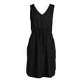 thumbnail image 5 of Time and Tru Women's Sleeveless Utility Dress, Sizes XS-XXXL, 5 of 5