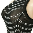 thumbnail image 4 of Lilgiuy Women's Backless Nightclub Party Dress With Hot Drilling Perspective Long Dress 2022 Fall Winter, 4 of 5