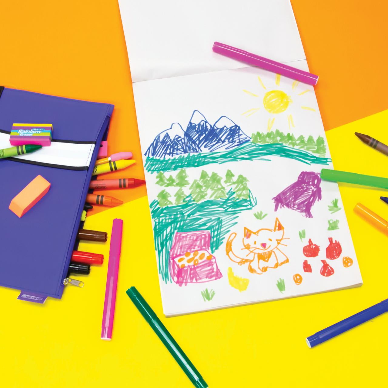 BAZIC Doodle Pad 50 Sheets 9"x12" Doodling Drawing Pads Papers, 48-Pack