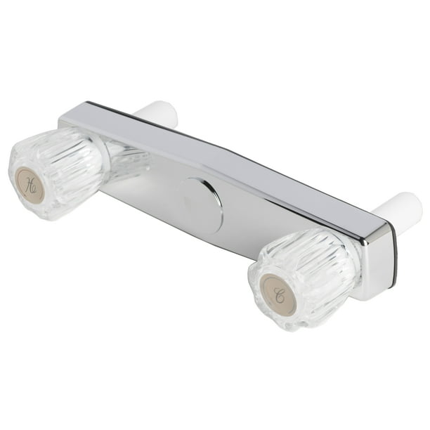 Builders Shoppe 3320ACP Mobile Home Two Handle NonMetallic 8" Shower