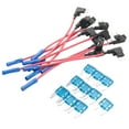 thumbnail image 4 of 10 Pack - 12V Car Add-a-circuit Fuse TAP Adapter Mini ATM APM Blade Fuse Holder, 4 of 5