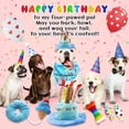 thumbnail image 2 of Juego de juguetes de cumpleaños para perros lilfrd, 9 piezas de peluche para perros pequeños, 2 of 7