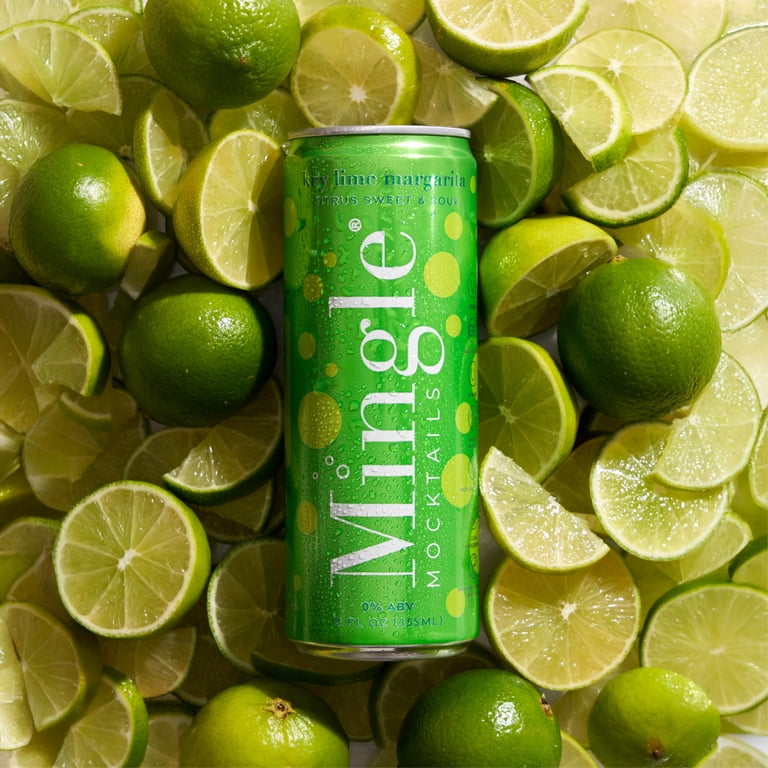Mingle Mocktails Non-Alcoholic Key Lime Margarita, 4 Pack, 12 fl