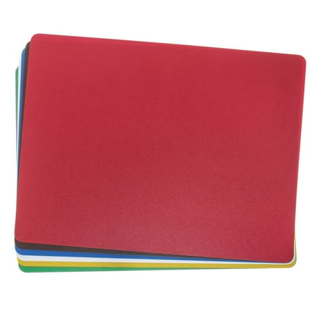 

TableCraft Color-Coded Plastic Flexible Cutting Board Set - 24 L x 18 W