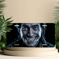 thumbnail image 6 of 1 Pcs 2D Flat License Plate Covers & Frames, The Joker For Decorative Front, Waterproof For Decoration Aluminum License Plate Covers & Frames Cover For Men Women, 12" X 6", 6 of 7
