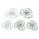 thumbnail image 5 of Decoración del hogar, 5 piezas de pared de flores de metal, arte de pared de flores de metal, decoración de pared de flores de metal, tecnología de vanguardia, 5 of 8