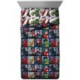 thumbnail image 2 of Jay Franco Marvel Avengers Team Twin Comforter - Super Soft Kids Reversible Bedding - Fade Resistant Polyester Microfiber Fill, 2 of 2