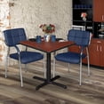 thumbnail image 3 of Regency Small 30 in. Square X-Base Breakroom Table- Cherry, 3 of 6