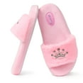 thumbnail image 2 of Millffy arch support Fluffy Slippers Princess Crown Diamond Tiara Ladies Pink Girls House Slippers (9-10 M US, Pink), 2 of 3