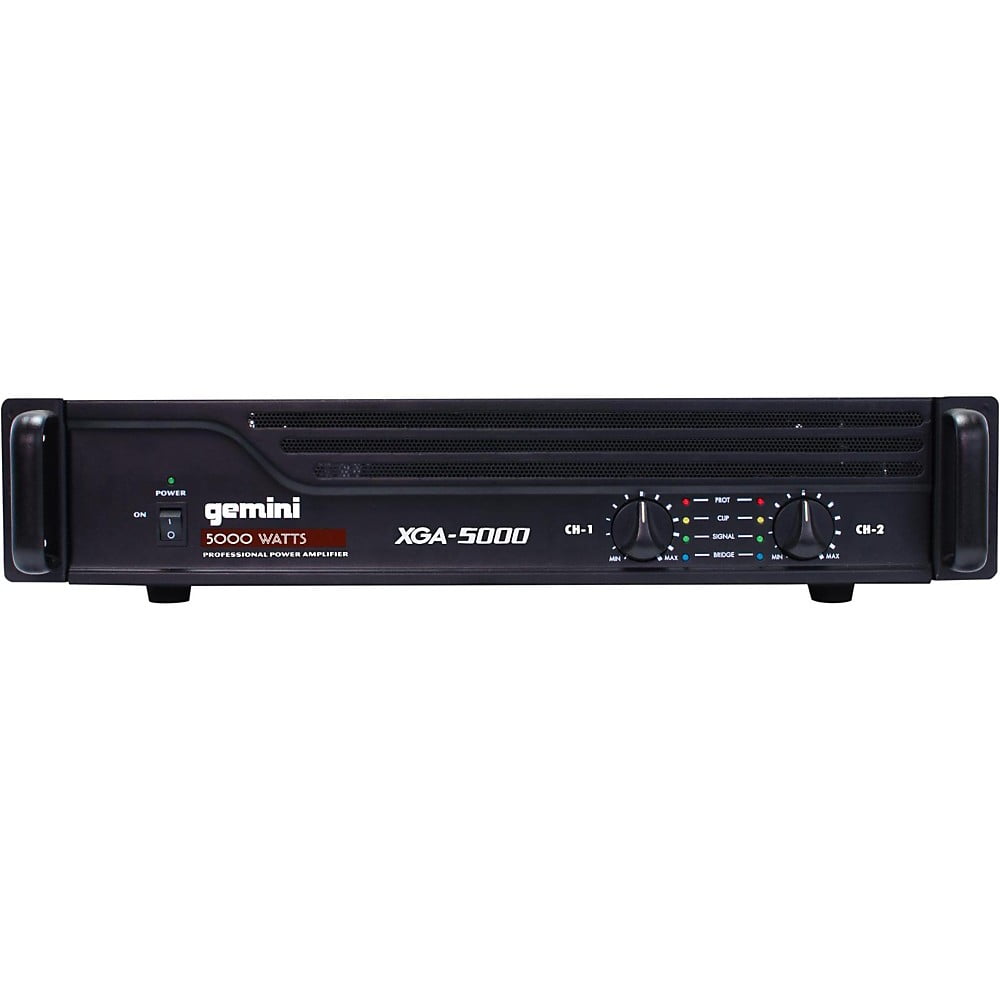 NEW! GEMINI XGA-5000 5000W Portable Professional Power Amplifier DJ Stereo Amp