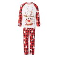 thumbnail image 2 of DuAnyozu Family Matching Pajamas Christmas Sleepwear Long Sleeve Sleep Shirt with Plaid Pants Soft Loungewear Pjs Set S-XXL, 2 of 5