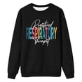 thumbnail image 4 of Women's Off Shoulder Sweatshirt Fashion Casual Letter Print Round Neck Long Sleeve Pullover Top Blouse Dressy Casual Basics Tee 2025 Fall Trendy Clothes, 4 of 4