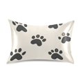 thumbnail image 7 of Yayeee Pillowcase King Size Set of 2 Satin Wrinkle Resistant Pillow Case, Cute Cat Paw, 7 of 7